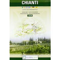 Global Map Wandelkaart Chianti
