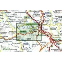 Global Map Wandelkaart San Gimignano - Volterra