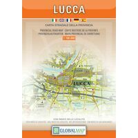 Global Map Wegenkaart Provincie Lucca