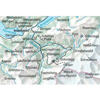 Kummerly En Frey Wintersportkaart 2 Jungfrau Region