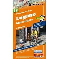 Hallwag Mountainbikekaart 12 Lugano