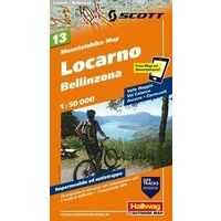 Hallwag Mountainbikekaart 13 Locarno