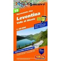 Hallwag Mountainbikekaart 19 Leventina