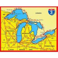 Hallwag Wegenkaart 03 Great Lakes