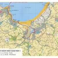 Harvey Maps Wandelkaart XT40 South West Coast Path Deel 1