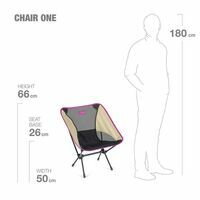 Helinox Chair One Black/khaki/purple Color Block