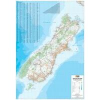 HEMA Wegenkaart Nieuw-Zeeland Zuidereiland