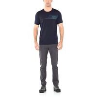 Icebreaker Mens Tech Lite Ss Crewe Glacial Lines