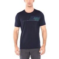 Icebreaker Mens Tech Lite Ss Crewe Glacial Lines