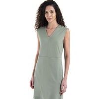 Icebreaker W Merino 200 Granary Sleeveless V Neck Dress