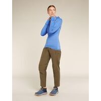 Icebreaker W Merino Realfleece Descender LS Zip Hoodie