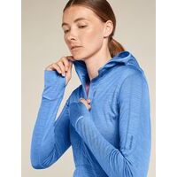 Icebreaker W Merino Realfleece Descender LS Zip Hoodie