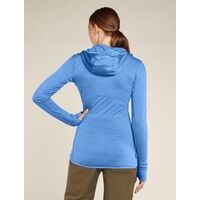 Icebreaker W Merino Realfleece Descender LS Zip Hoodie