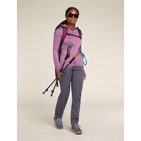 Icebreaker W Merino Realfleece Descender LS Zip Hoodie