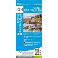 IGN 1245OT Hendaye St-Jean-de-Luz