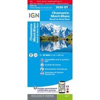 IGN 3630OTR Chamonix Massif De Mont Blanc