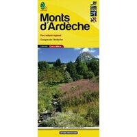 IGN Topografische Wandelkaart 11 Monts D'Ardèche