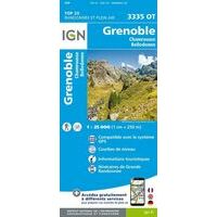 IGN Grenoble-Chamrousse-Belledonne 3335 OT 1:25.000