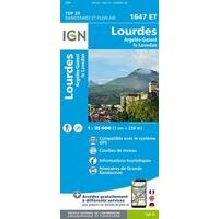 IGN Wandelkaart 1647et Lourdes