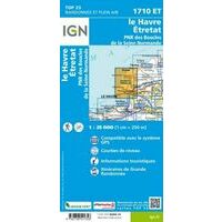 IGN Wandelkaart 1710et Le Havre