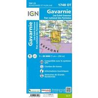 IGN Wandelkaart 1748ot Gavarnie