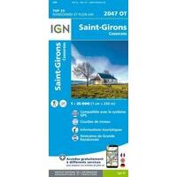 IGN Wandelkaart 2047ot St-Girons - Couserans