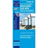 IGN Wandelkaart 2104et Boulogne-sur-Mer
