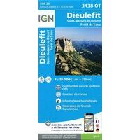 IGN Wandelkaart 3138ot Dieulefit St. Nazaire-le-Desert