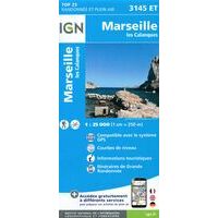 IGN Wandelkaart 3145et Marseille