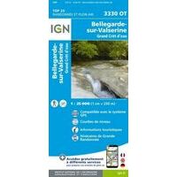IGN Wandelkaart 3330ot Bellegarde-sur-Valserine