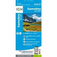 IGN Wandelkaart 3530et Samoëns - Haut-Giffre