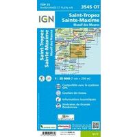 IGN Wandelkaart 3545ot St-Tropez Ste-Maxime