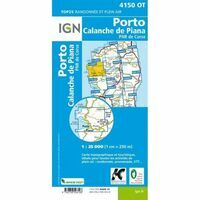 IGN Wandelkaart 4150ot Porto - Calanche De Piana