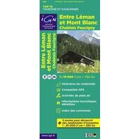 IGN Wandel- en fietskaart 07 Entre Lac Leman & Mont Blanc