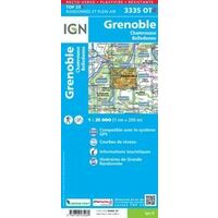 IGN Wandelkaart 3335OTR Grenoble