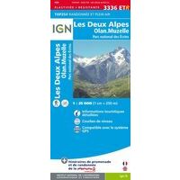 IGN Wandelkaart 3336ETR Les Deux Alpes