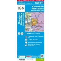 IGN Wandelkaart 3630OTR Chamonix & Massif Du Mont Blanc