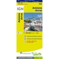 IGN Fietskaart 103 Amiens - Arras