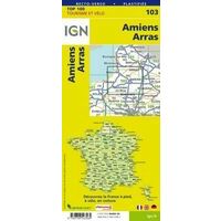 IGN Fietskaart 103 Amiens - Arras