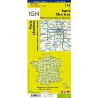IGN Fietskaart 118 Parijs - Chartres