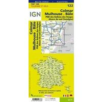 IGN Fietskaart 122 Colmar - Mulhouse - Basel