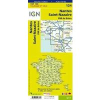 IGN Fietskaart 124 Nantes - Saint-Nazaire
