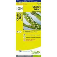 IGN Fietskaart 132 Cholet - Niort