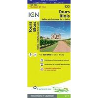 IGN Fietskaart 133 Tours - Blois - Vallée De La Loire