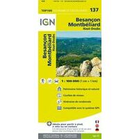 IGN Fietskaart 137 Besancon - Montbéliard