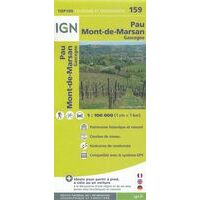 IGN Fietskaart 159 Pau Mont-de-Marsan