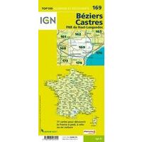 IGN Fietskaart 169 Béziers Castres Haut-Languedoc