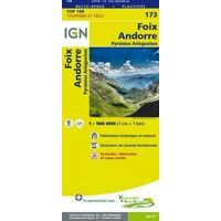 IGN Fietskaart 173 Foix - Andorra