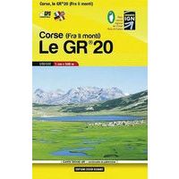 IGN Wandelkaart Corsica GR20 1:50.000