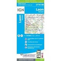 IGN Topografische Kaart 2710SB Laon - Sissonne